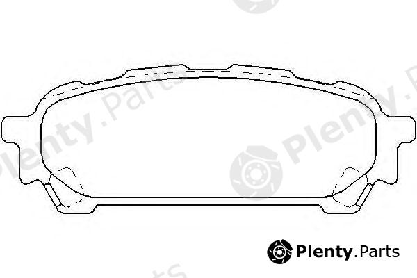  BREMBO part P78014 Brake Pad Set, disc brake