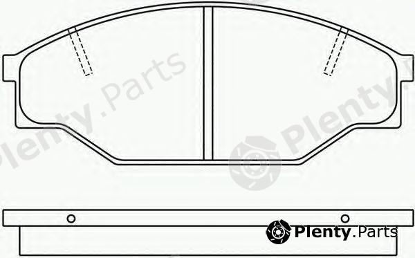  BREMBO part P83013 Brake Pad Set, disc brake