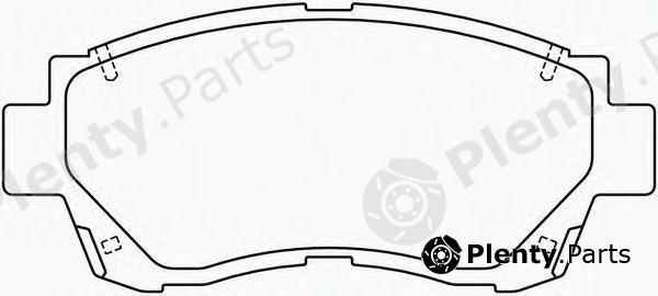  BREMBO part P83027 Brake Pad Set, disc brake