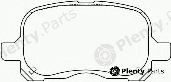  BREMBO part P83044 Brake Pad Set, disc brake