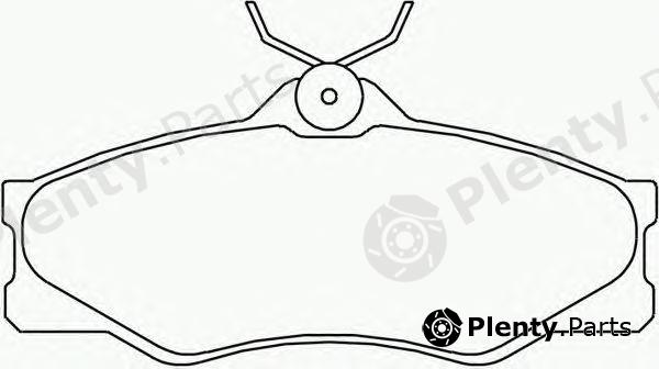  BREMBO part P85008 Brake Pad Set, disc brake
