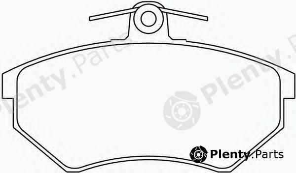  BREMBO part P85011 Brake Pad Set, disc brake