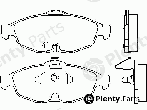  MINTEX part MDB2315 Brake Pad Set, disc brake