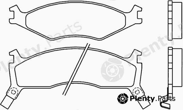 MINTEX part MDB1747 Brake Pad Set, disc brake