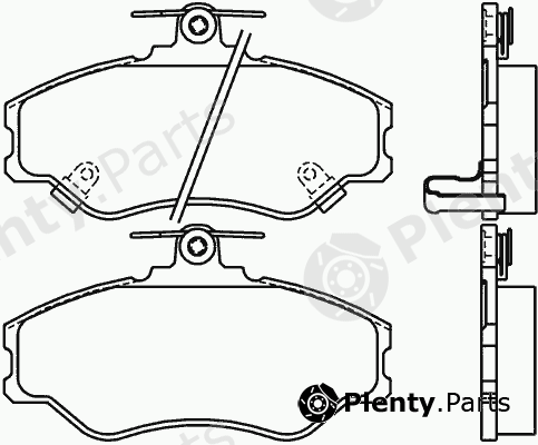  MINTEX part MDB1762 Brake Pad Set, disc brake