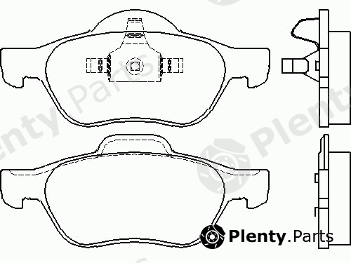  MINTEX part MDB2883 Brake Pad Set, disc brake