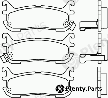  MINTEX part MDB1705 Brake Pad Set, disc brake