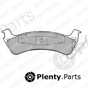  DELPHI part LP1183 Brake Pad Set, disc brake