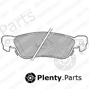  DELPHI part LP636 Brake Pad Set, disc brake