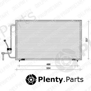  DELPHI part TSP0225055 Condenser, air conditioning