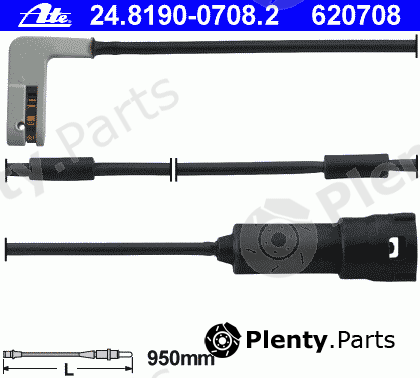  ATE part 24.8190-0708.2 (24819007082) Warning Contact, brake pad wear