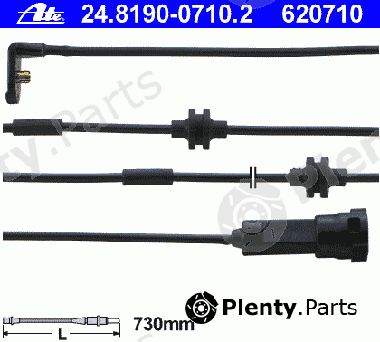  ATE part 24.8190-0710.2 (24819007102) Warning Contact, brake pad wear