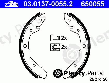  ATE part 03.0137-0055.2 (03013700552) Brake Shoe Set