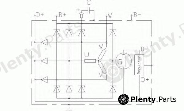  DELCO REMY part 19025101 Alternator