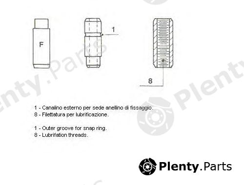  METELLI part 01-1706 (011706) Valve Guides