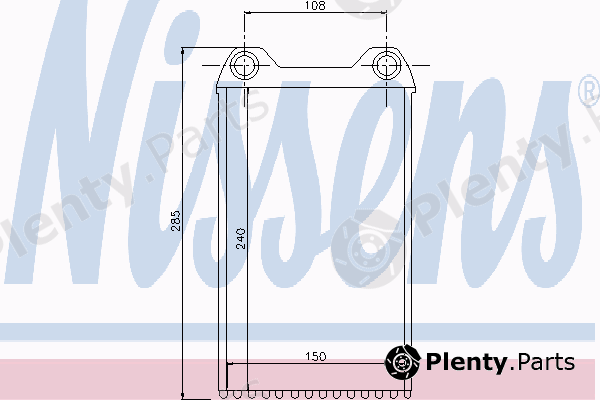  NISSENS part 70226 Heat Exchanger, interior heating
