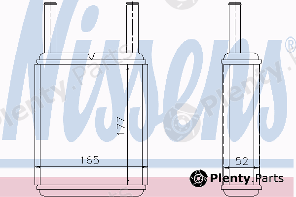  NISSENS part 71956 Heat Exchanger, interior heating