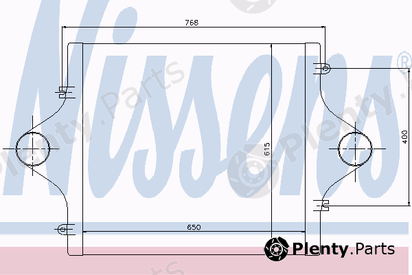  NISSENS part 96918 Intercooler, charger