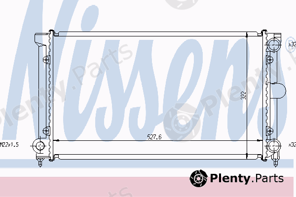  NISSENS part 65174A Radiator, engine cooling