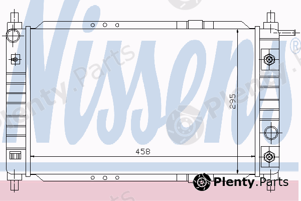  NISSENS part 61663 Radiator, engine cooling