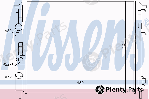  NISSENS part 63794 Radiator, engine cooling