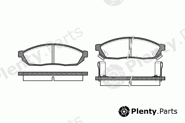  ROADHOUSE part 2111.02 (211102) Brake Pad Set, disc brake