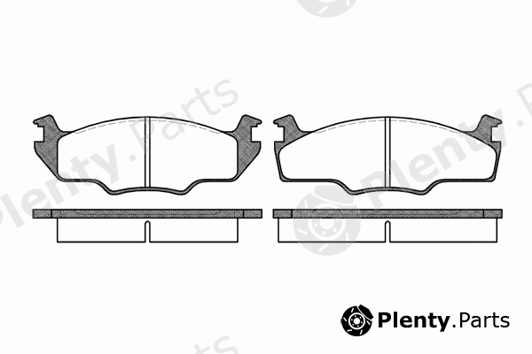  ROADHOUSE part 2121.10 (212110) Brake Pad Set, disc brake