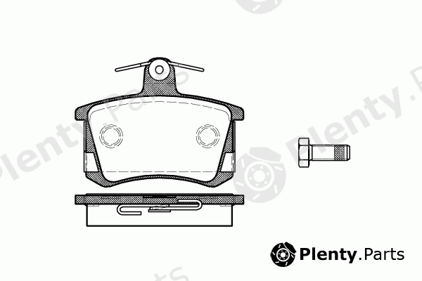  ROADHOUSE part 2135.40 (213540) Brake Pad Set, disc brake
