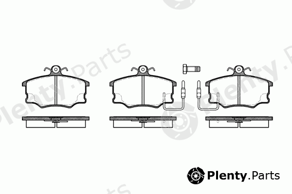  ROADHOUSE part 2146.32 (214632) Brake Pad Set, disc brake