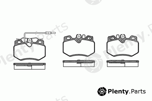  ROADHOUSE part 2170.12 (217012) Brake Pad Set, disc brake