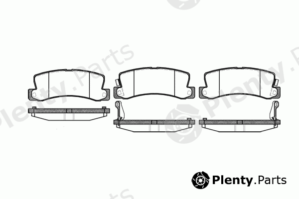  ROADHOUSE part 2214.22 (221422) Brake Pad Set, disc brake