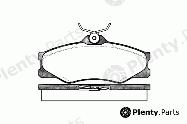 ROADHOUSE part 2223.00 (222300) Brake Pad Set, disc brake