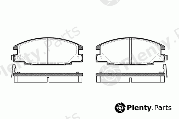  ROADHOUSE part 2238.04 (223804) Brake Pad Set, disc brake