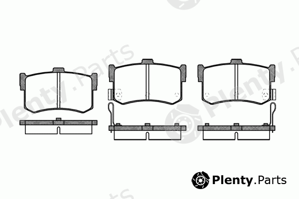  ROADHOUSE part 2242.02 (224202) Brake Pad Set, disc brake