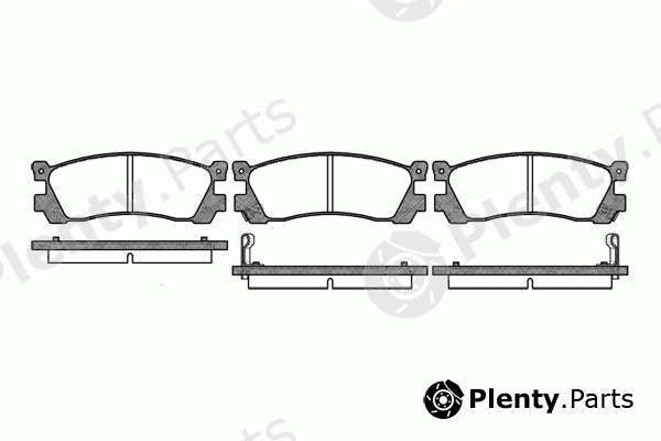  ROADHOUSE part 2248.02 (224802) Brake Pad Set, disc brake