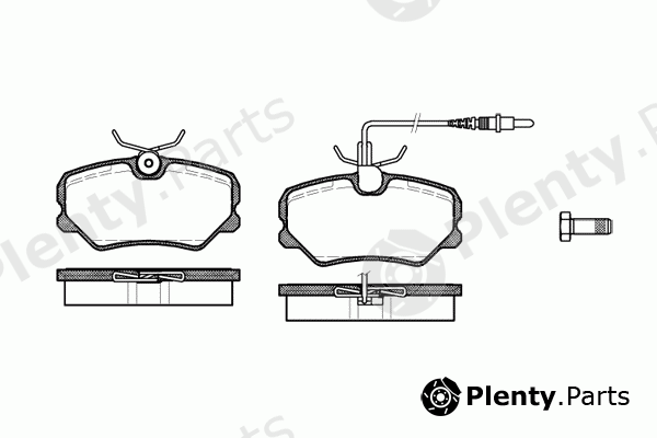  ROADHOUSE part 2262.02 (226202) Brake Pad Set, disc brake