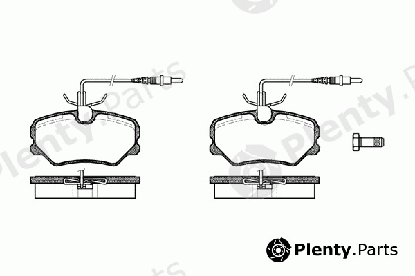  ROADHOUSE part 2262.12 (226212) Brake Pad Set, disc brake