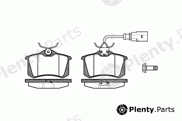  ROADHOUSE part 2263.02 (226302) Brake Pad Set, disc brake
