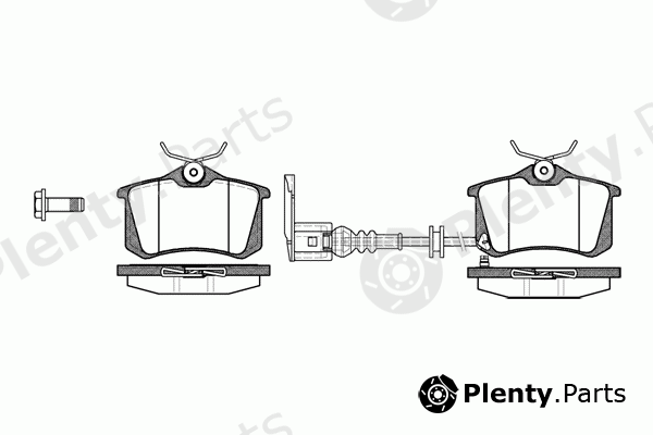  ROADHOUSE part 2263.41 (226341) Brake Pad Set, disc brake