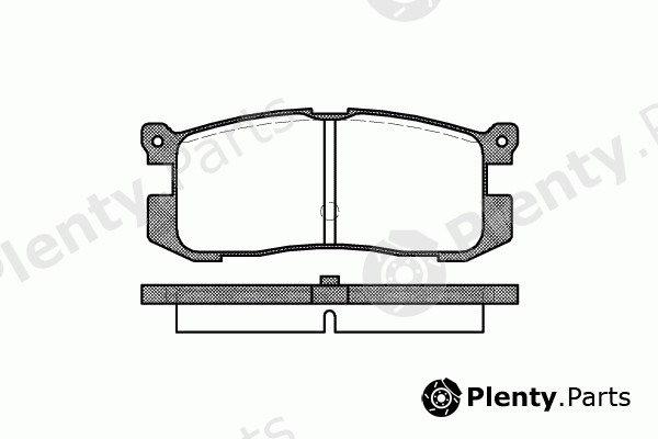  ROADHOUSE part 2272.00 (227200) Brake Pad Set, disc brake