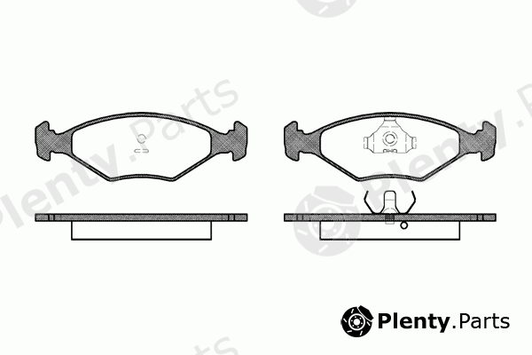  ROADHOUSE part 2281.00 (228100) Brake Pad Set, disc brake
