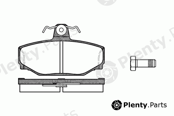  ROADHOUSE part 2297.00 (229700) Brake Pad Set, disc brake