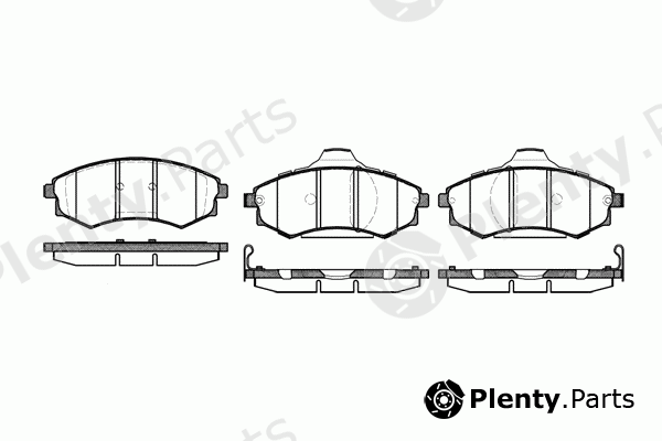  ROADHOUSE part 2318.92 (231892) Brake Pad Set, disc brake