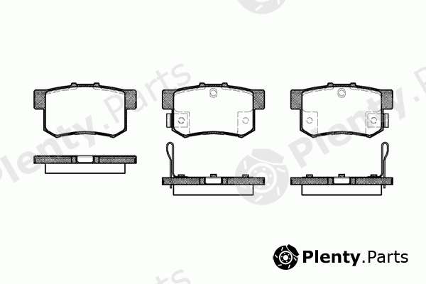  ROADHOUSE part 2325.52 (232552) Brake Pad Set, disc brake