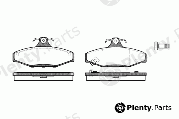 ROADHOUSE part 2335.12 (233512) Brake Pad Set, disc brake