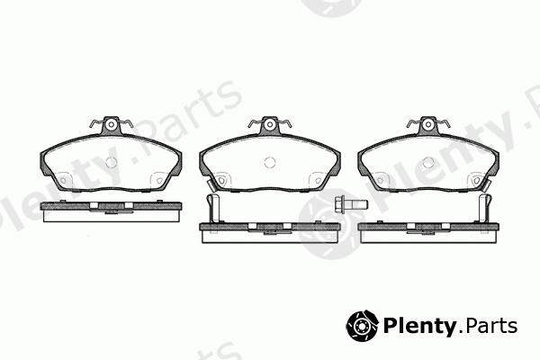  ROADHOUSE part 2337.02 (233702) Brake Pad Set, disc brake