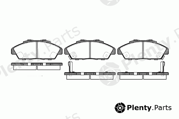  ROADHOUSE part 2341.02 (234102) Brake Pad Set, disc brake