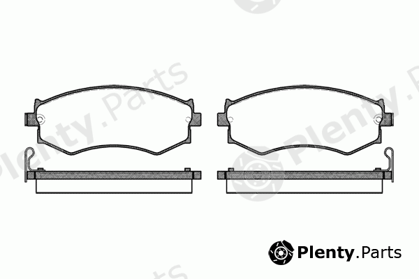  ROADHOUSE part 2350.04 (235004) Brake Pad Set, disc brake