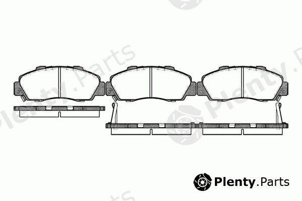  ROADHOUSE part 2351.02 (235102) Brake Pad Set, disc brake