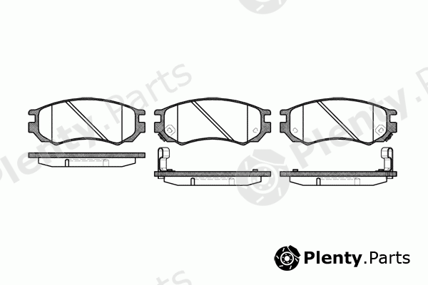  ROADHOUSE part 2395.02 (239502) Brake Pad Set, disc brake